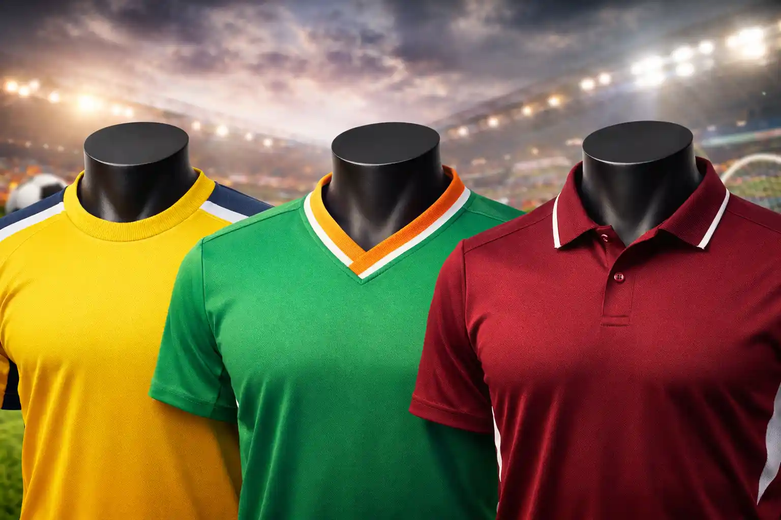 jenis kerah untuk jersey