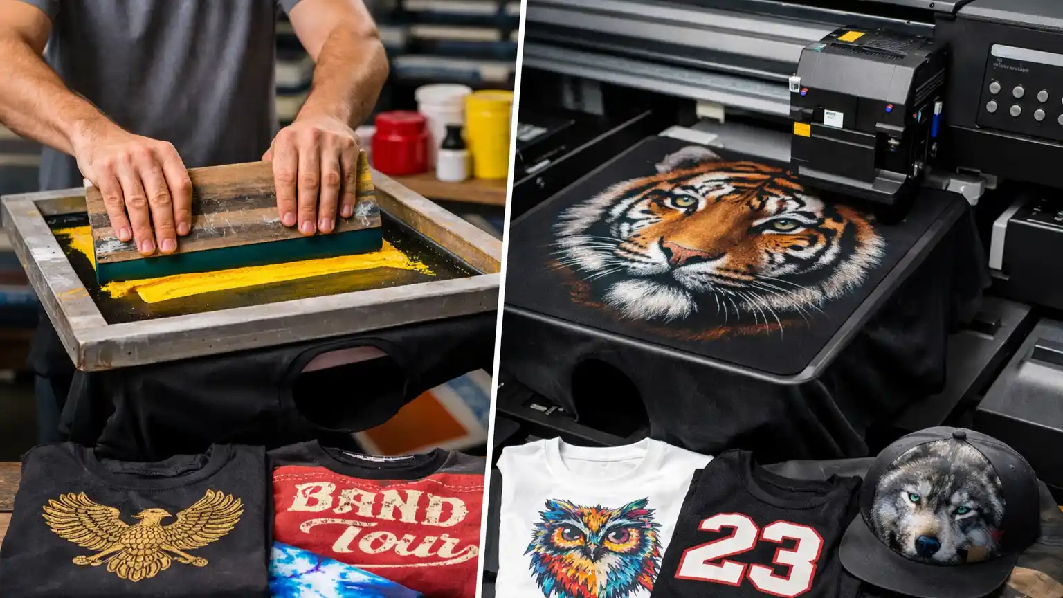 kecepatan produksi sablon manual digital