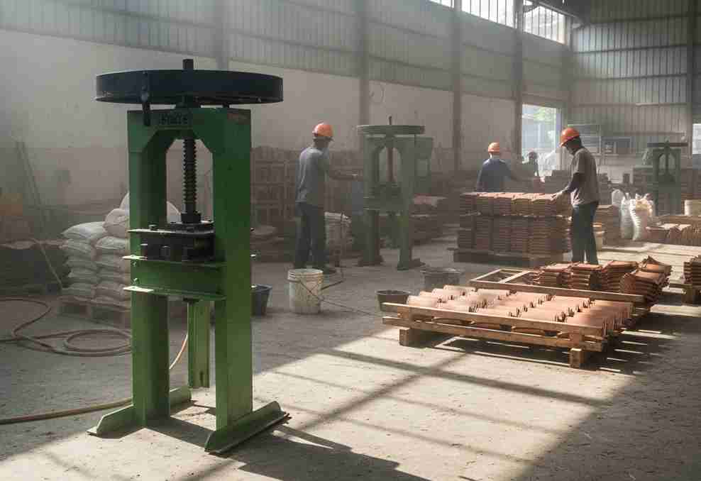 mesin press genteng