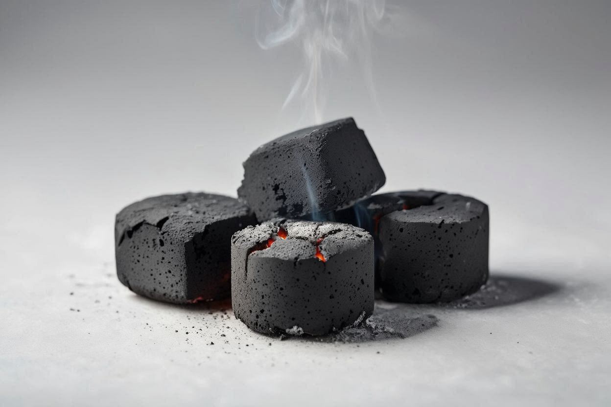 coconut charcoal briquette supplier with low ash content