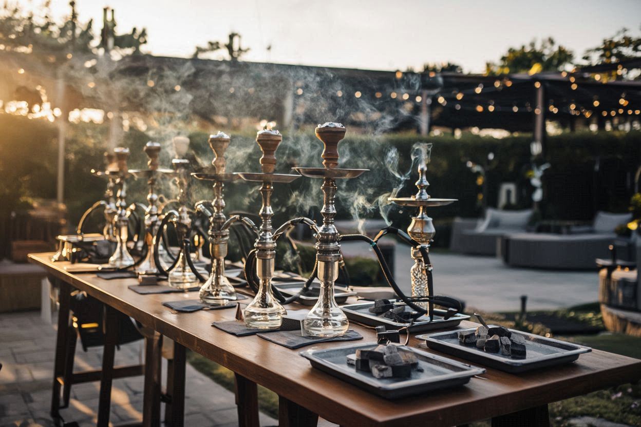 hookah charcoal for shisha catering business