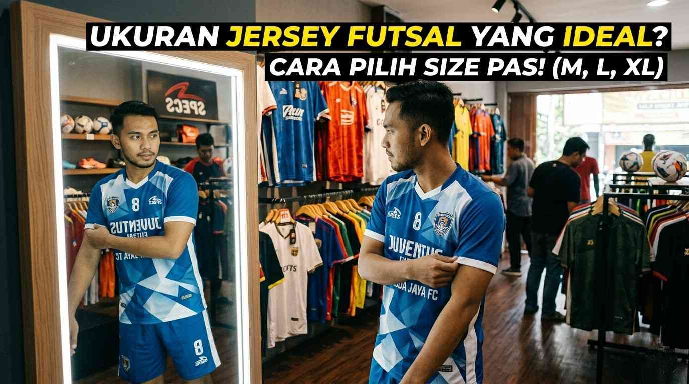 ukuran jersey futsal yang ideal