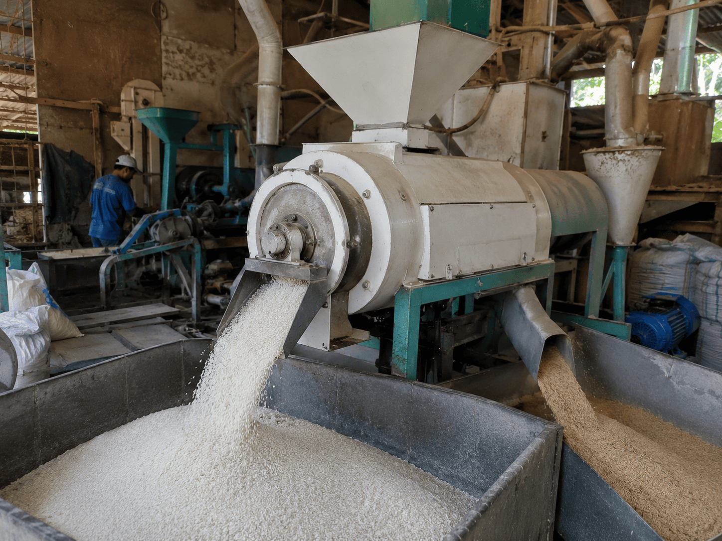 fungsi mesin polisher padi