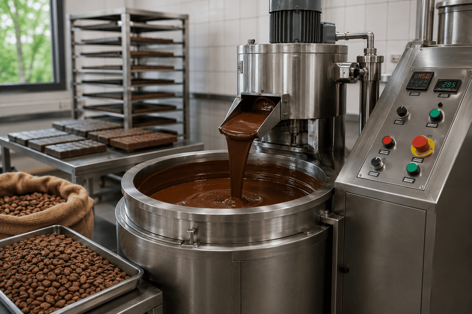 cara memilih mesin cokelat industri