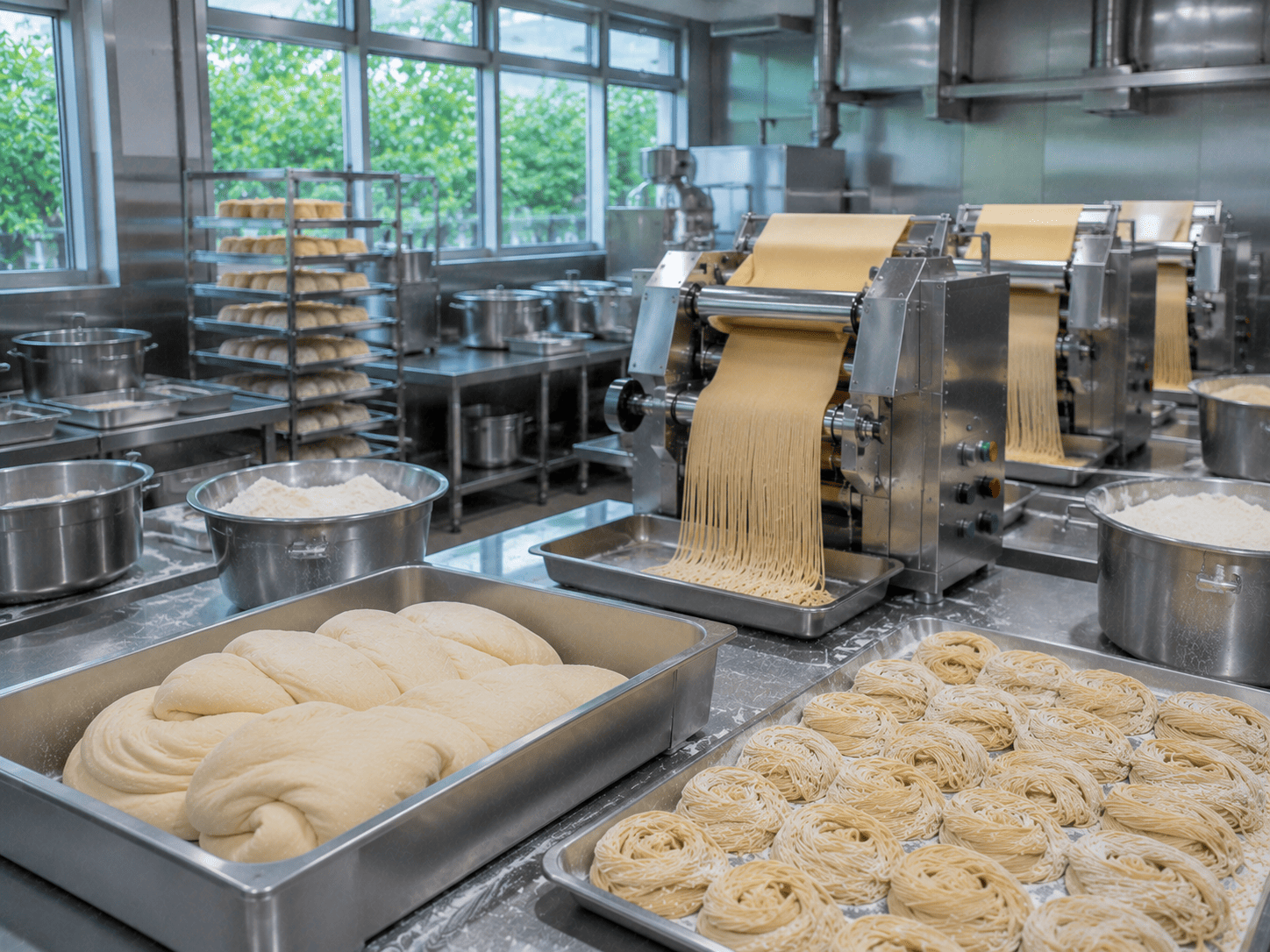 cara meningkatkan kapasitas produksi mie
