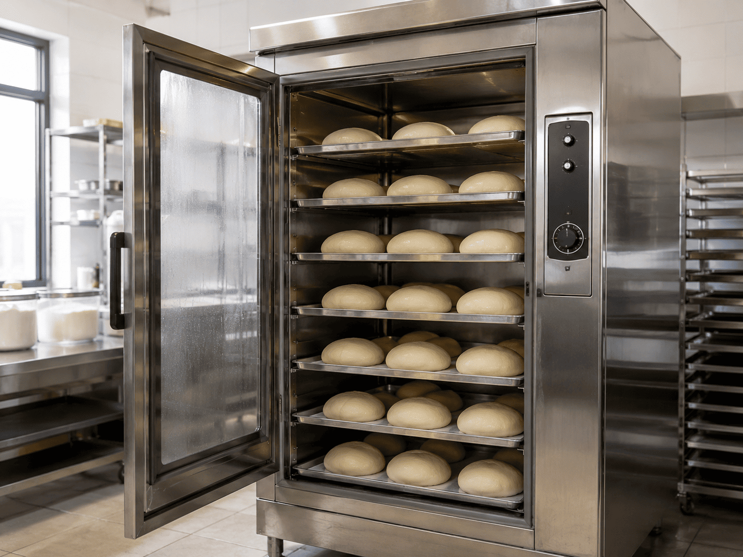 cara mengatur kelembapan proofer roti